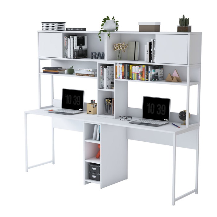 Hanah Home Escritorio de Estudio Blanco 210 cm